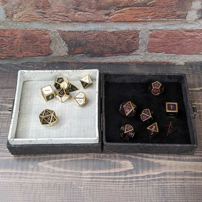 Grunge Dice Box with Metal Latch