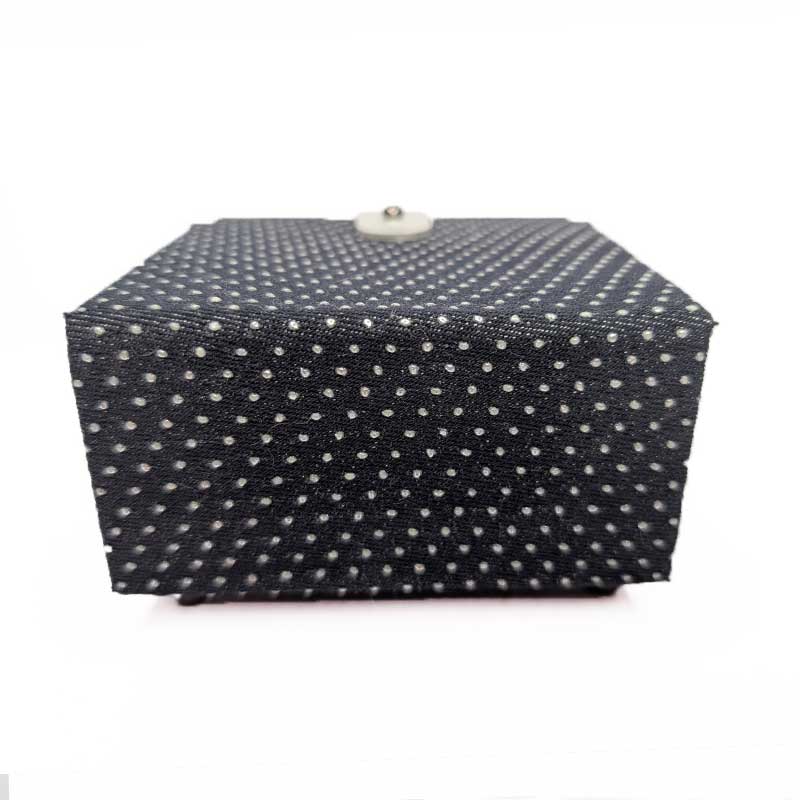 Purple & Blue Dice Box with Leather Strap