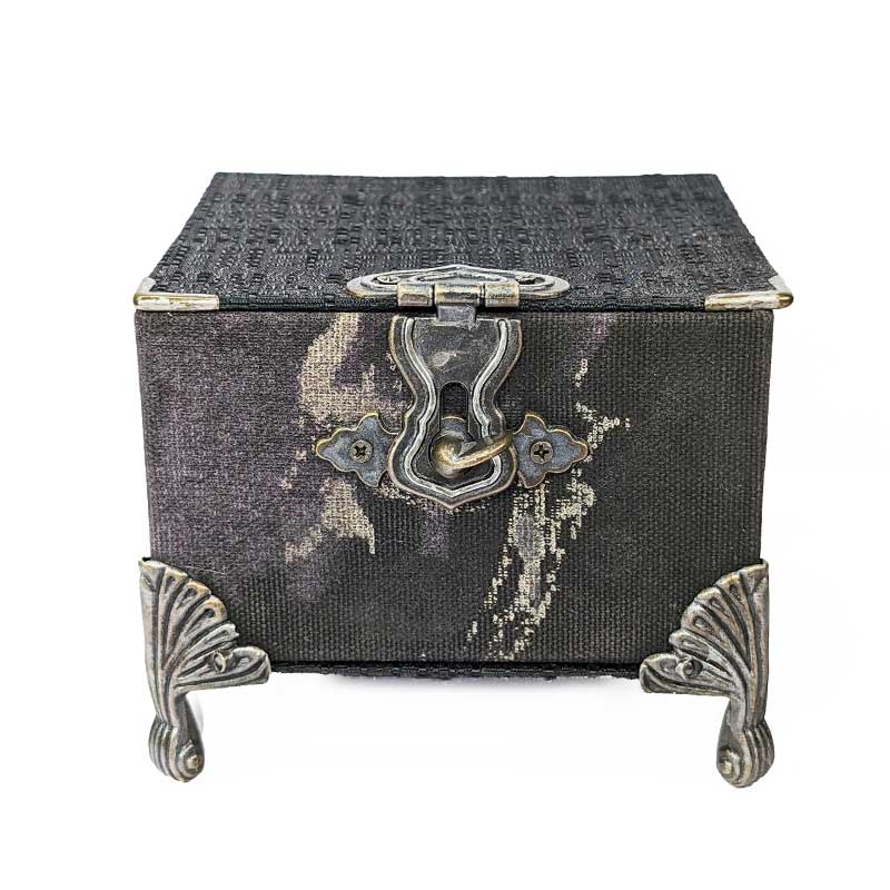 Gothic Dice Chest with Metal Latch
