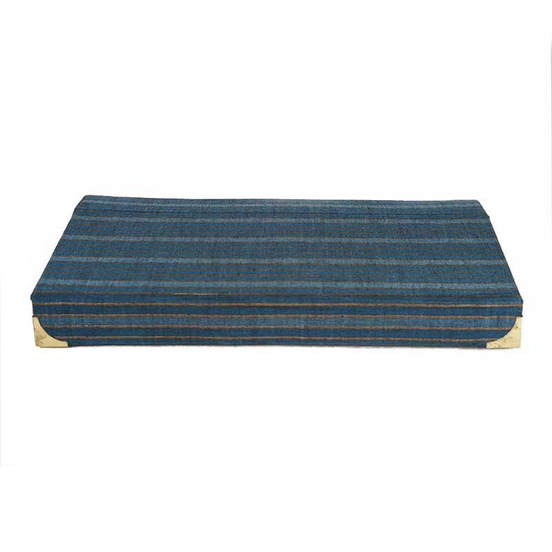 Blue Fold Over Lid Dice Box with Magnetic Closure