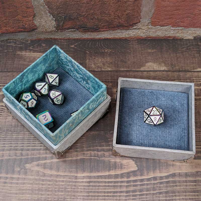 Chrome Ice Dice Box