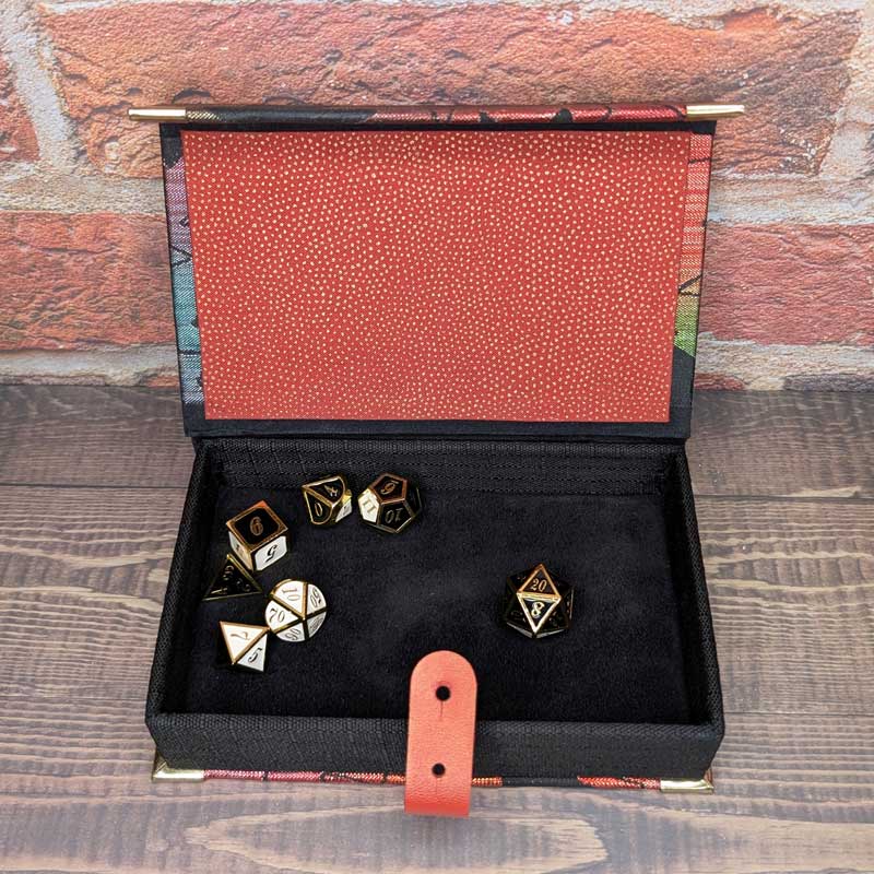 Rainbow Star Dice Box with Leather Strap