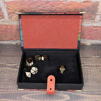 Rainbow Star Dice Box with Leather Strap