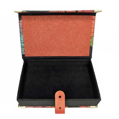 Rainbow Star Dice Box with Leather Strap