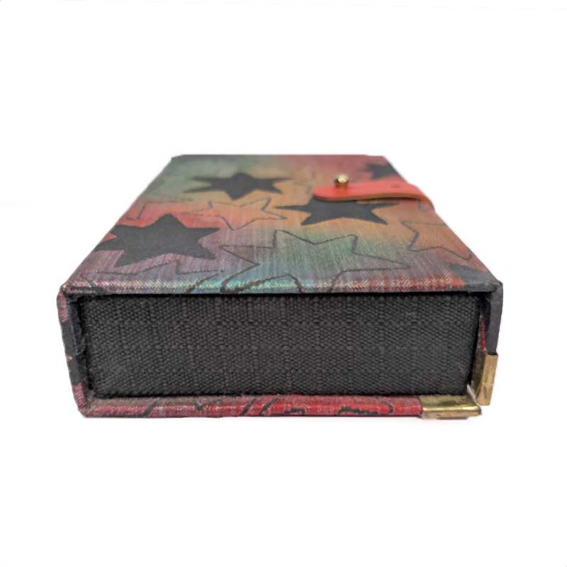 Rainbow Star Dice Box with Leather Strap