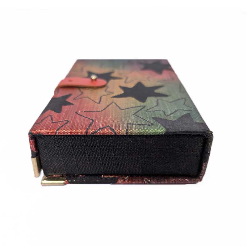 Rainbow Star Dice Box with Leather Strap