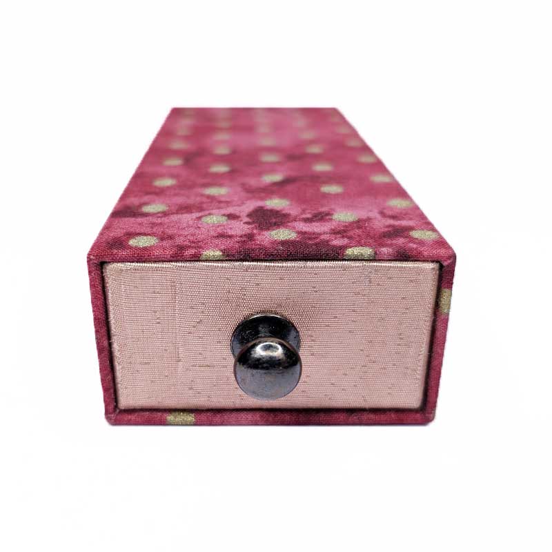 Rose Gold Dot Pull Dice Box