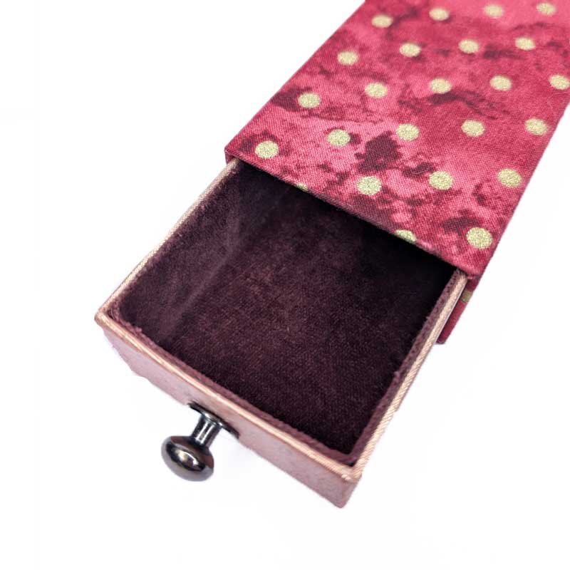 Rose Gold Dot Pull Dice Box