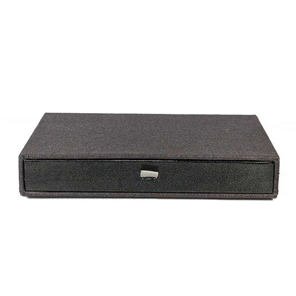 Metallic Gray & Black Pull Dice Box