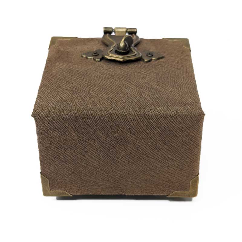 Green & Brown Wilderness Dice Box with Metal Latch